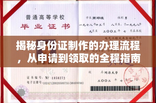 定日揭秘身份证制作的办理流程，从申请到领取的全程指南