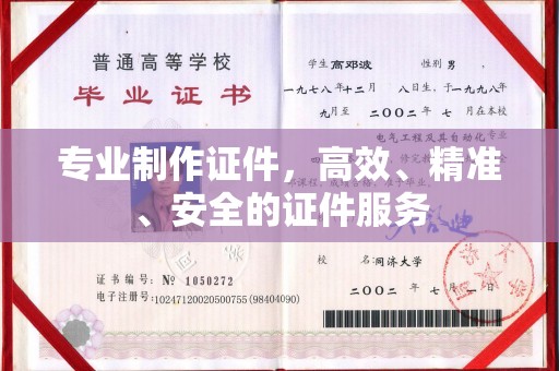 定日专业制作证件，高效、精准、安全的证件服务