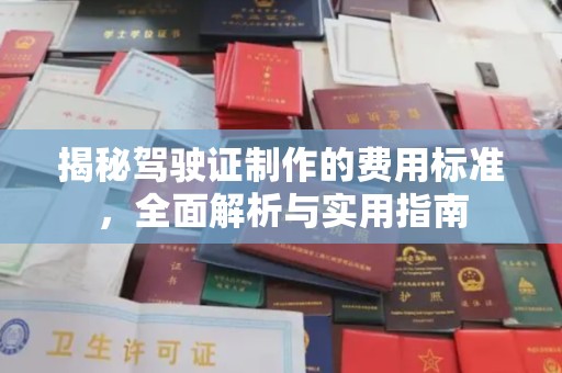 定日揭秘驾驶证制作的费用标准，全面解析与实用指南