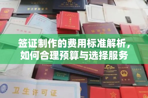 定日签证制作的费用标准解析，如何合理预算与选择服务