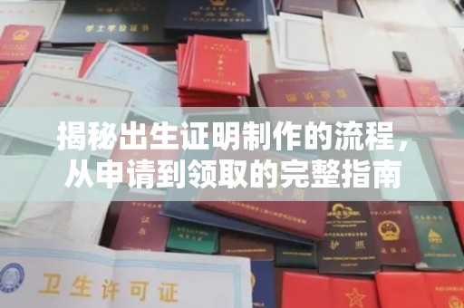 定日揭秘出生证明制作的流程，从申请到领取的完整指南