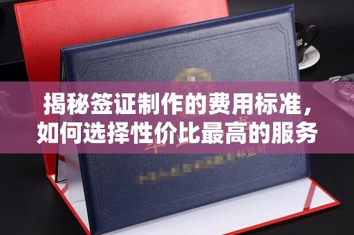 定日揭秘签证制作的费用标准，如何选择性价比最高的服务？