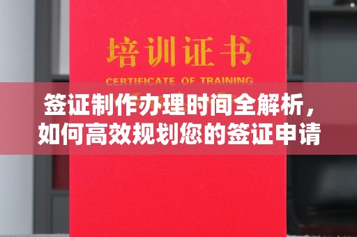 定日签证制作办理时间全解析，如何高效规划您的签证申请流程